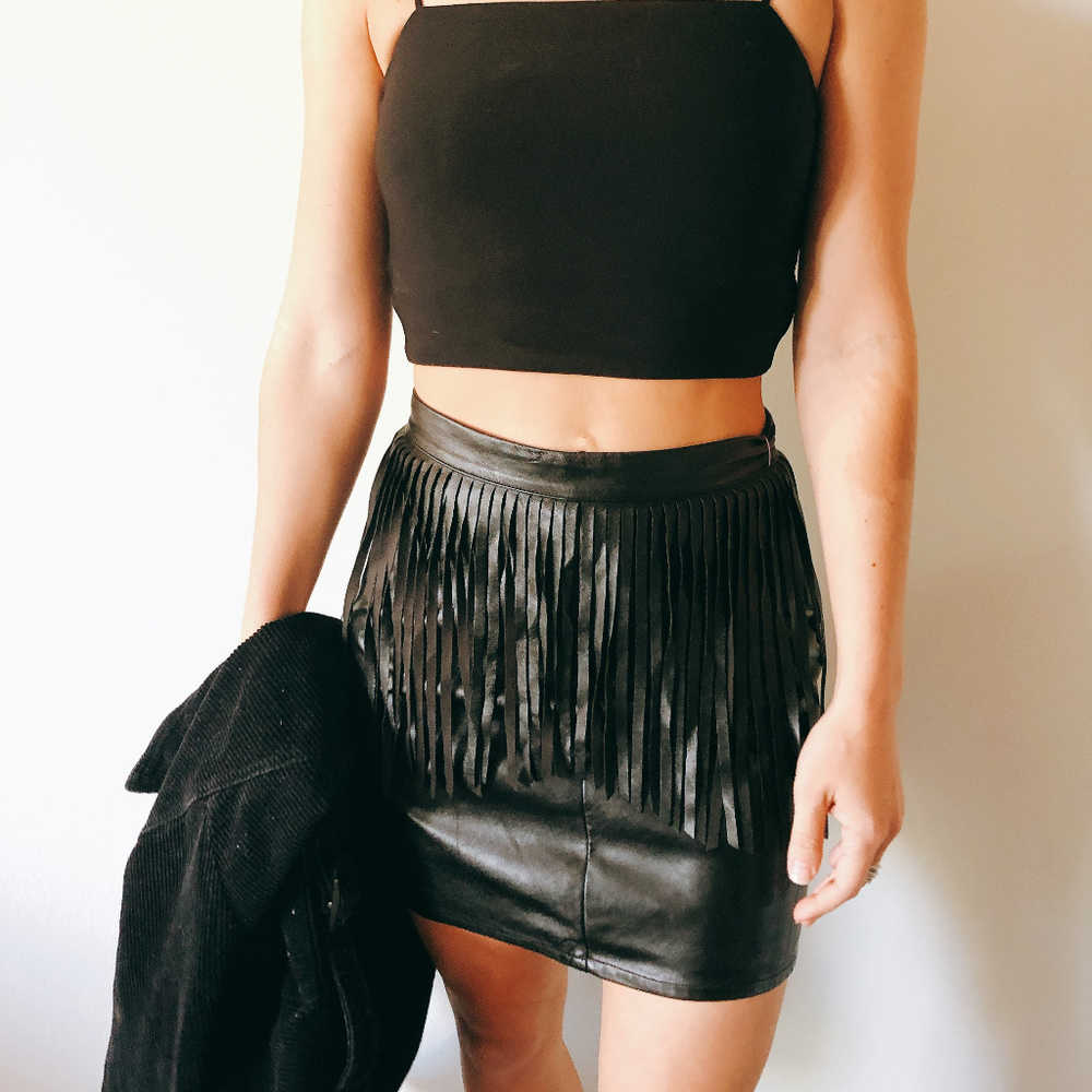 Leather Skirt